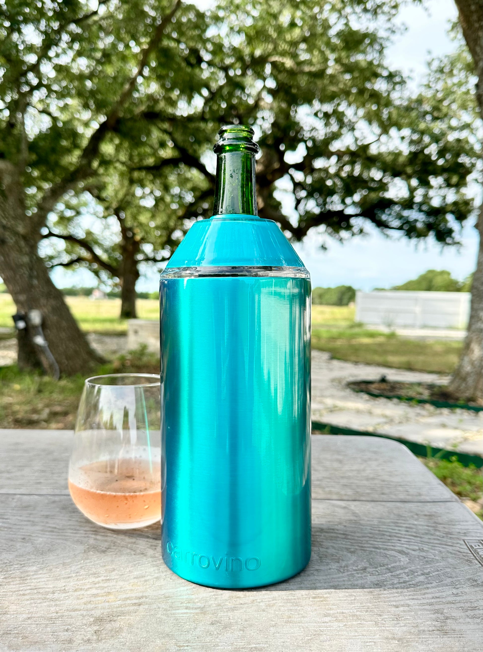 Carivino Classic All-in-One Insulated Wine Bottles with Glasses